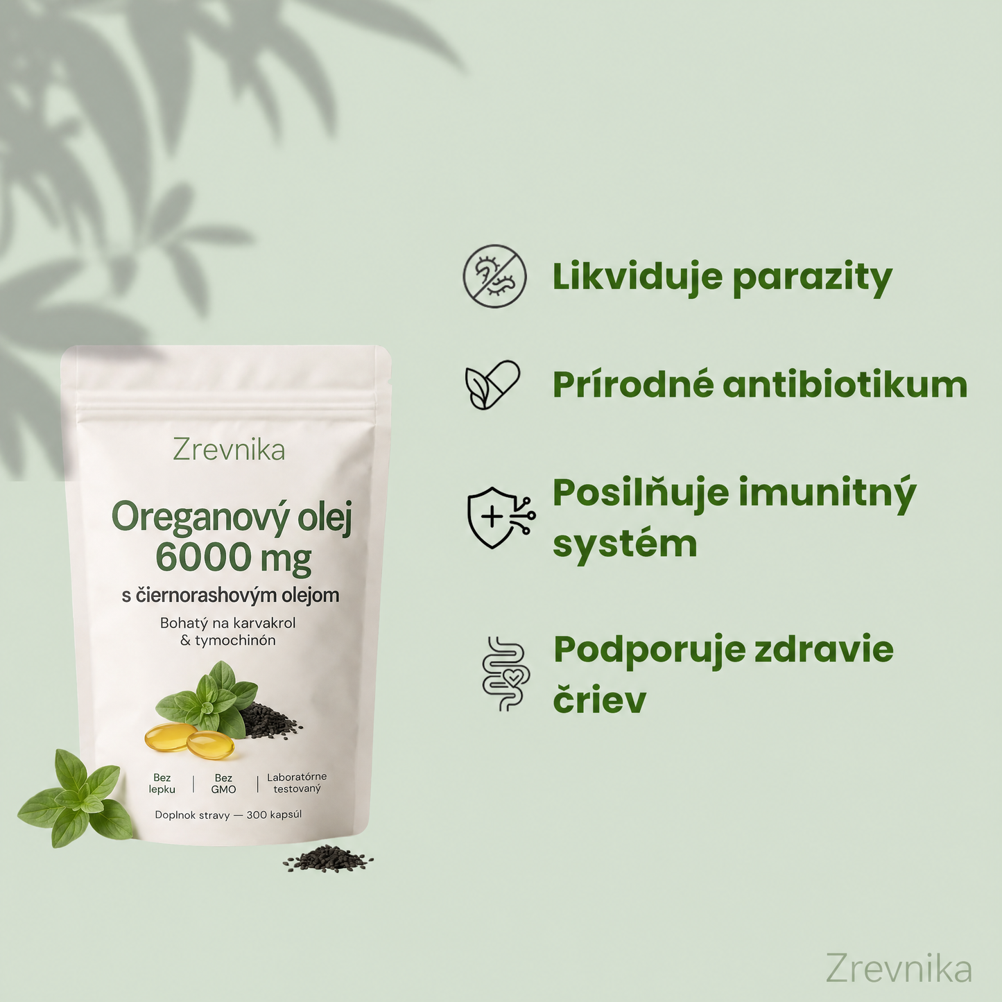 Zrevnika Oregáno — Každodenná podpora čriev a imunity