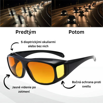 Okuliare SafeVision™ Koniec oslňovaniu po zotmení