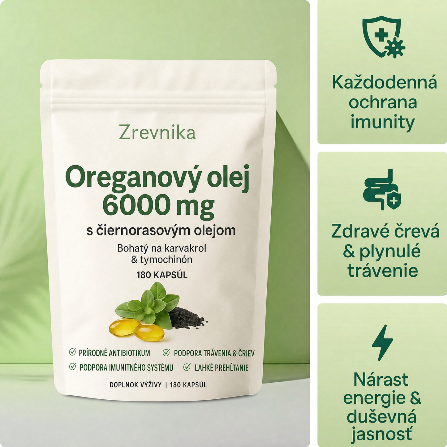 Zrevnika Origano — 3-mesačná kúra